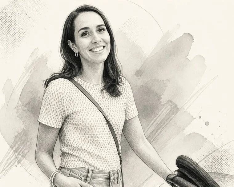 Retrato editorial de Valentina, Baby Planner invitada del episodio 019